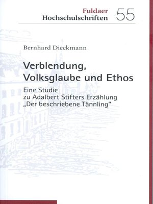 cover image of Verblendung, Volksglaube und Ethos